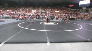 150 lbs Champ. Round 1 - Knox Karnowski, Wamego HS vs Christian Lange, Clearwater HS