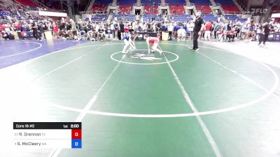 130 lbs Cons 16 #2 - Riley Drennan, TX vs Saige McCleery, WA