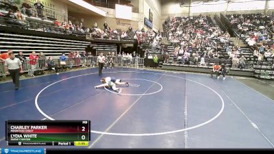 4A 125 lbs Cons. Round 1 - Lydia White, Snow Canyon vs Charley Parker, Mountain Crest