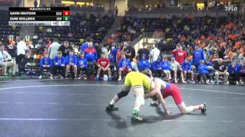 157 lbs Finals (1st & 3rd) - Gavin Knutson, Decorah vs Zane Mullenix, Eddyville-Blakesburg-Fremont