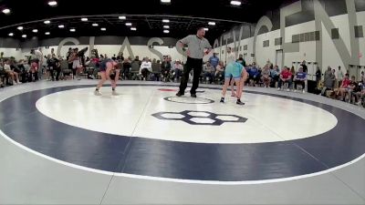 100 lbs Round 3 (6 Team) - Jace Largent, Indiana Outlaws vs Bowen Baumgartner, Team Ohio