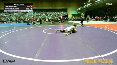 145 lbs Quarterfinal - Carlo Contino, Empire Wrestling vs Nathan Banaszek, Socal Grappling Club