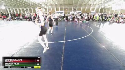 95 lbs Round 1 (4 Team) - Cooper Williams, Westlake vs Bridger Miles, Stansbury