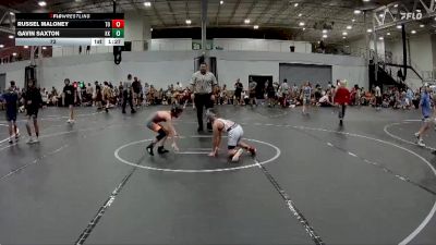 72 lbs Round 2 (4 Team) - Gavin Saxton, Kardiac Kidz vs Russel Maloney, The Outsiders