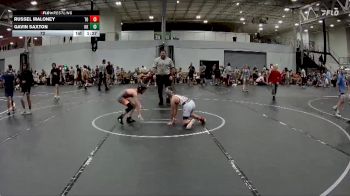 72 lbs Round 2 (4 Team) - Gavin Saxton, Kardiac Kidz vs Russel Maloney, The Outsiders