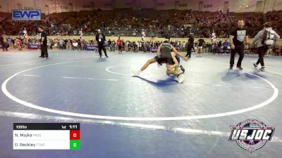 106 lbs Round Of 32 - Noah Majka, Prodigy Elite Wrestling vs Dawson Beckley, Team Tulsa Wrestling Club