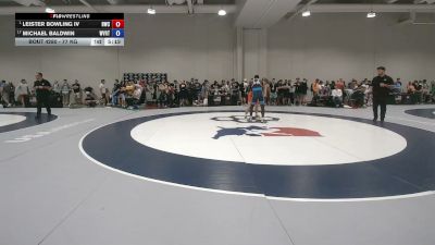 77 kg Champ. Rd Of 16 - Leister Bowling IV, Hawkeye Wrestling Club vs Michael Baldwin, WVRTC