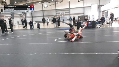 80 kg 3rd Place Match - Cole Sackett, Angry Fish Wrestling vs Kyle Gallo, Funky Monkey