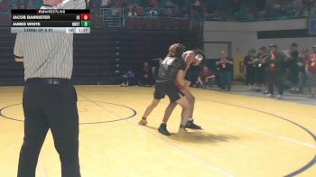 144 lbs Consi Of 8 #1 - Jacob Bannister, Fort Dorchester vs James White, Northwestern