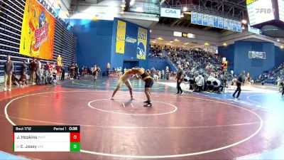 190 lbs Cons. Round 4 - Elijah Josey, St Frances Academy vs James Hopkins, Whitehall