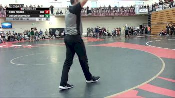 144 lbs 3rd Place Match - Dillon Shepherd, McNary vs Cody Rinard, Sandy