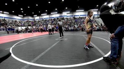 110 lbs Quarterfinal - Ricky Thomas III, OKC Saints Wrestling vs Ayden Wagner, Choctaw Ironman Youth Wrestling