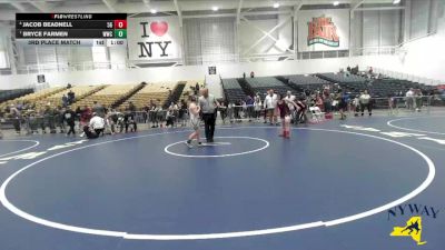 142 lbs 3rd Place Match - Bryce Farmen, Wayne Wrestling Club vs Jacob Beadnell, 518 Grapplers