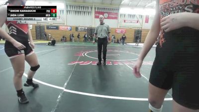 110 lbs Champ. Round 3 - Jada Lusk, Arcata vs Shiori Kawaguchi, Pittsburg Senior
