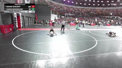 72 lbs Cons. Round 4 - Cason McDonough, Prescott vs Archie Schliepp, Marathon