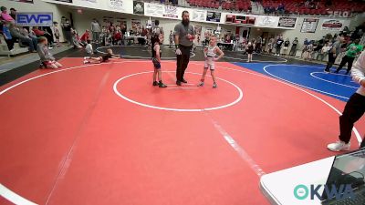 58 lbs Consi Of 4 - Nash McCuistion, Tiger Trained Wrestling vs Ryker Cox, Miami