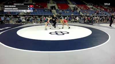 125 lbs Cons. Sub-rd Of 16 - Nesa Selmani, IA vs Emerson Gregg, IA