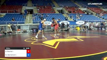 195 lbs Cons 16 #1 - Ghee Rachal, Illinois vs Nathan Wemstrom, Illinois