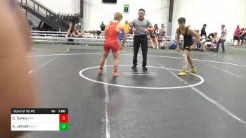 135 lbs Consolation - Caden Kelley, Raw vs Keegan Jensen, Winterset