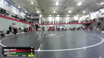 157 lbs Champ. Round 2 - Aaden Valdez, Adams State vs Brody Orcutt, Davenport