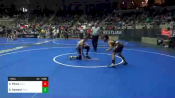 110 lbs Prelims - David Perez, Mayo Quanchi vs Sam Howard, Maurer Coughlin WC