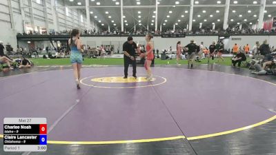 130 lbs Charlee Noah, Idaho vs Claire Lancaster, Oklahoma