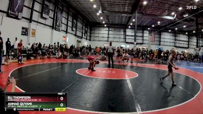 65 lbs Round 4 (6 Team) - Eli Thompson, DARKHORSE WRESTLING CLUB vs Ahmad Quyami, PIT BULL WRESTLING ACADEMY