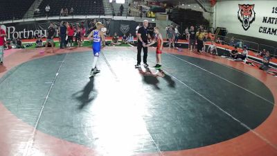 100 lbs Semis - Gunnar Helwig, Wisconsin vs Jedidiah Erekson, Idaho