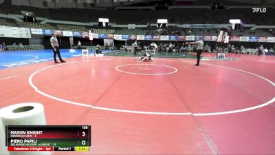 138 lbs Semis & Wb (16 Team) - Piero Papili, Delaware Military Academy vs Mason Knight, Mountain View