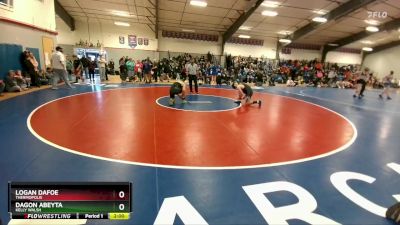 157A Semifinal - Logan Dafoe, Thermopolis vs Dagon Abeyta, Kelly Walsh