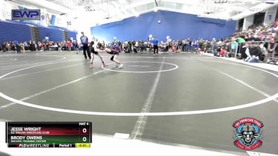 58 lbs Semifinal - Brody Owens, Wichita Training Center vs Jesse Wright, OZ Trojan Wrestling Club