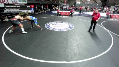 285 lbs 3rd Place Match - Fabian Martinez, G-Style Wrestling Club vs Matthew Cooley