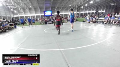 215 lbs Semis & 1st Wrestleback (8 Team) - Aiden President, South Carolina vs Mason Adams, Minnesota Red