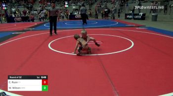 43 lbs Round Of 16 - Beckett Mills, Team Tulsa Wrestling Club vs Beau Barnett, Cushing Tigers