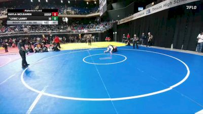 5A 185 lbs Cons. Round 3 - Lyric Larry, New Braunfels vs Kayla McLearen, Lubbock Cooper