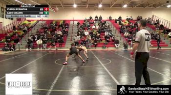 120 lbs Round 3 (3 Team) - Joseph Formosa, West Essex Regional vs Cade Collins, Southern Regional