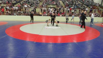 46 lbs Round Of 16 - River Shiver, Foundation Wrestling vs David Jordan Jr, East Forsyth Jr Bronco Wrestling Club