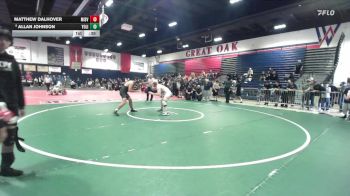 190 lbs Cons. Round 4 - Allan Johnson, Yorba Linda vs Matthew Dalhover, Mission Viejo