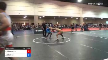 145 lbs Semifinal - Ethan Mojena, Florida vs Jason Clark, Level Up Wrestling Center