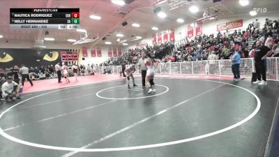 125 lbs 3rd Place Match - Nelly Hernandez, Santa Ana vs Nautica Rodriguez, Centennial (Corona)