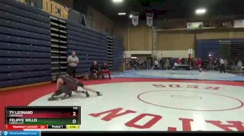 132 lbs Champ. Round 1 - Ty Leonard, Coronado vs Felippe Willis, Canon City