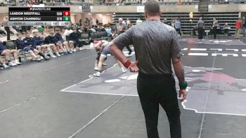 127 lbs Round 5 (6 Team) - Landon Westfall, Kearney, MO vs Ashton Charmoli, Saint Francis, MN