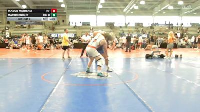 195 lbs Rr Rnd 1 - Jaxson Mathenia, PSF Wrestling Academy - HSB vs Martin Knight, MICHIGAN MAFIA WC - HSB