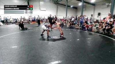 155 lbs Round 1 (6 Team) - Laderrick Brown, Storm Wrestling Center vs Caleb Casillas, Carolina Reapers