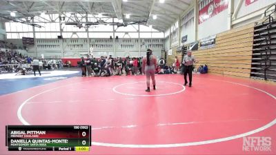 190 (192) Cons. Round 4 - Daniella Quintas-Montes, Montgomery Santa Rosa vs Abigal Pittman, Fremont (Oakland)