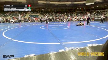 52 lbs Consi Of 16 #2 - Gabriel Ali, Westshore Wrestling Club vs Camden Holden, Ponca City Wildcat Wrestling