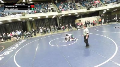 126 lbs Cons. Round 1 - Joe Franklin, Unattached vs Dean Angelo Iii, St. Patrick