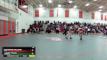 145 lbs Quarterfinal - Mackenzie Williams, Field vs Aubrey Willig, Cloverleaf