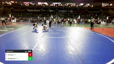 85 lbs Consi Of 4 - Chase Young, Bitetto Trained Wrestling vs Finn Andersen, Ruthless