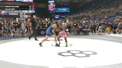 126 lbs Champ. Rd Of 32 - Derion Williams, Ohio vs Collin Frey, Wisconsin